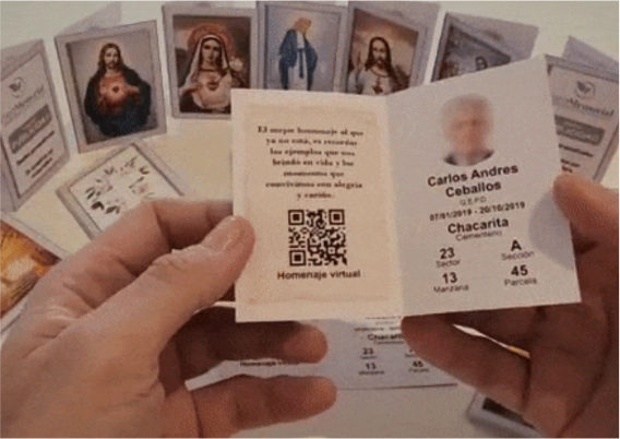 Tarjetas de homenaje